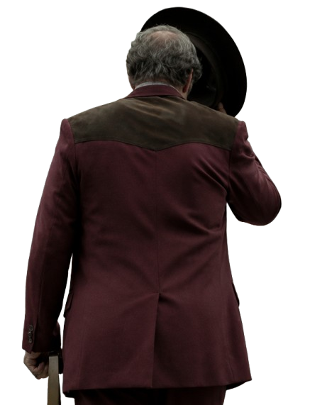 Tom Cruise Digger Burgundy Coat - Image 6